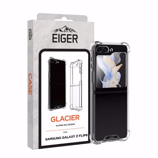 Picture of Eiger Eiger FLIP Glacier Case for Samsung Z Flip7 FE/ Z Flip6 in Clear
